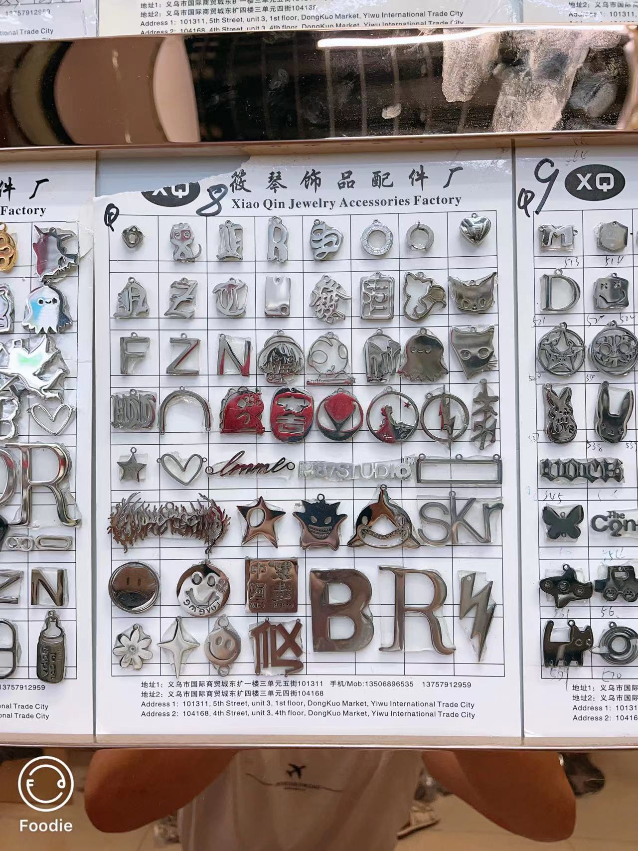 跨境热销 DIY饰品配件不锈钢耳钉耳坠肚脐钉耳环耳扣不规则几何体详情12