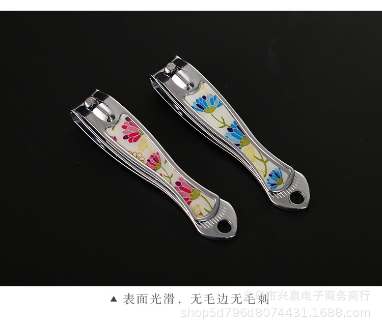 Stainless steel flat-mouthed nail clippers, nail pliers, nail knives, large nail knives, nail trimming scissors for adults, one yuan supply pic 6