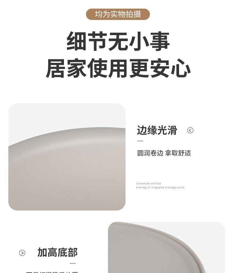 厂家批发加厚加深磨砂简约家用学生宿舍洗衣洗脸洗菜塑料广告脸盆详情7