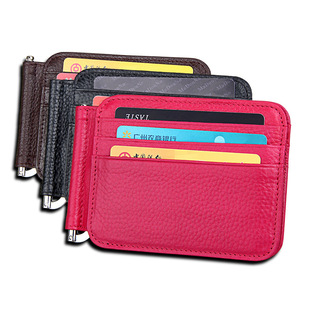 Factory direct sales, foreign trade bestsellers, RFID anti-theft brush genuine leather US dollar bag, small and mini US dollar wallet from Europe and America pic 20