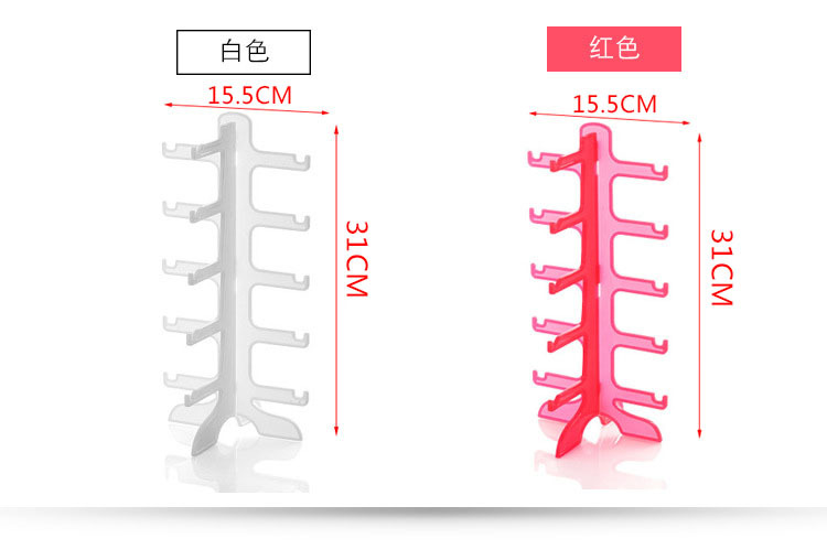 Five pairs of colored transparent plastic spectacle frames, sunglasses display stands, sunglasses display stands, glasses countertop counter display stands pic 3