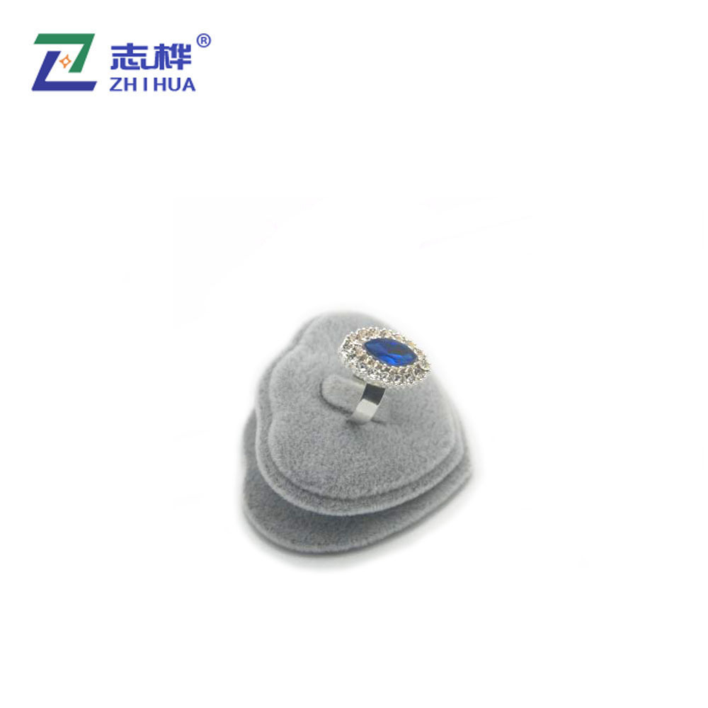 In stock: Grey plush 12-compartment velvet pillow core display box, bracelet, watch and bracelet packaging box pic 3