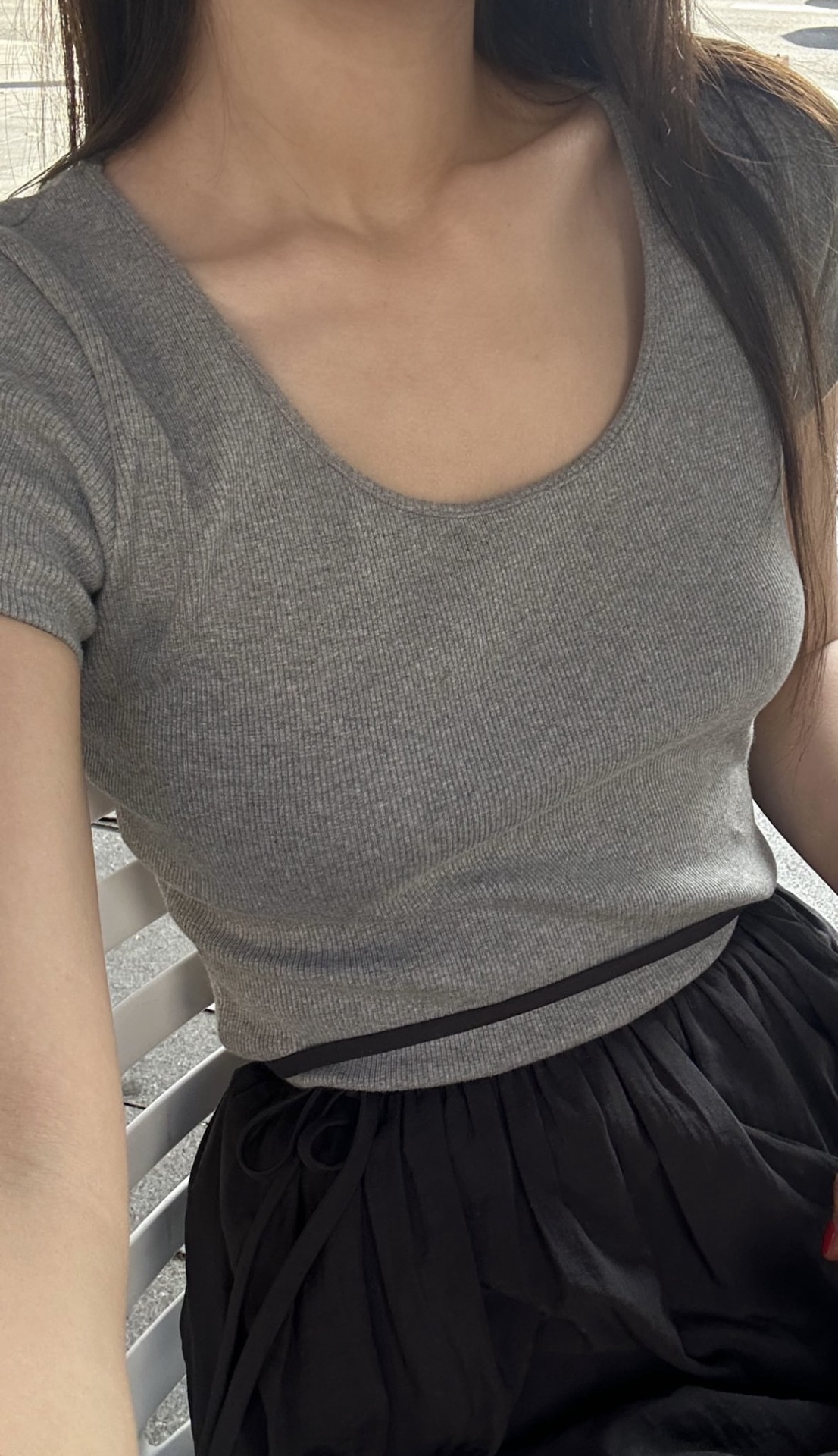 Solid color basic round-neck fitted short-sleeved T-shirt for women, Korean-style Dongdaemun ins simple and casual base layer g*d pic 24