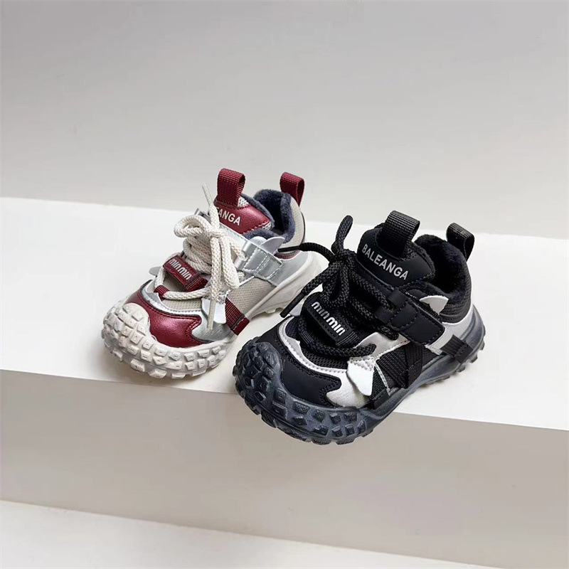 2024冬季新款小儿童鞋男女小童加绒保暖鞋1-3岁宝宝舒适运动鞋潮详情3