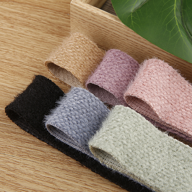 Green pine ribbon D5-83, single-sided woolen webbing, bow, hair accessory material 2.5cm/3.8cm, clothing, shoes, flowers, hats, accessories, plush corn kernels, ribbons, colored ribbons, satin ribbons, Korean webbing pic 4