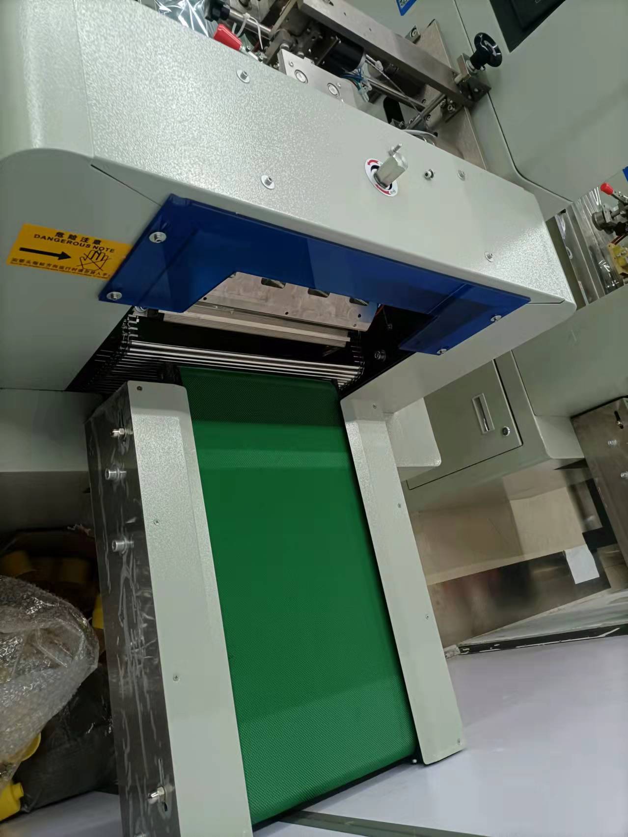 600 Servo pillow packaging machine, automatic servo pillow packaging machine for vegetables, biscuit, bread and candy packaging machine pic 2