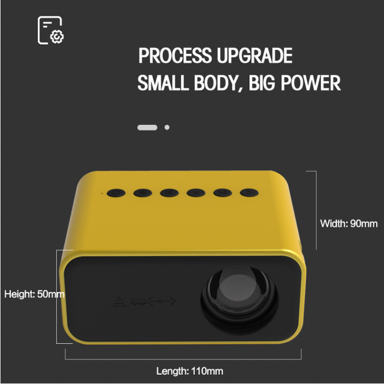 YT300 wireless + wired, YT500 mobile phone wifi dual-screen projector, home mini projector, mini home convenience pic 31