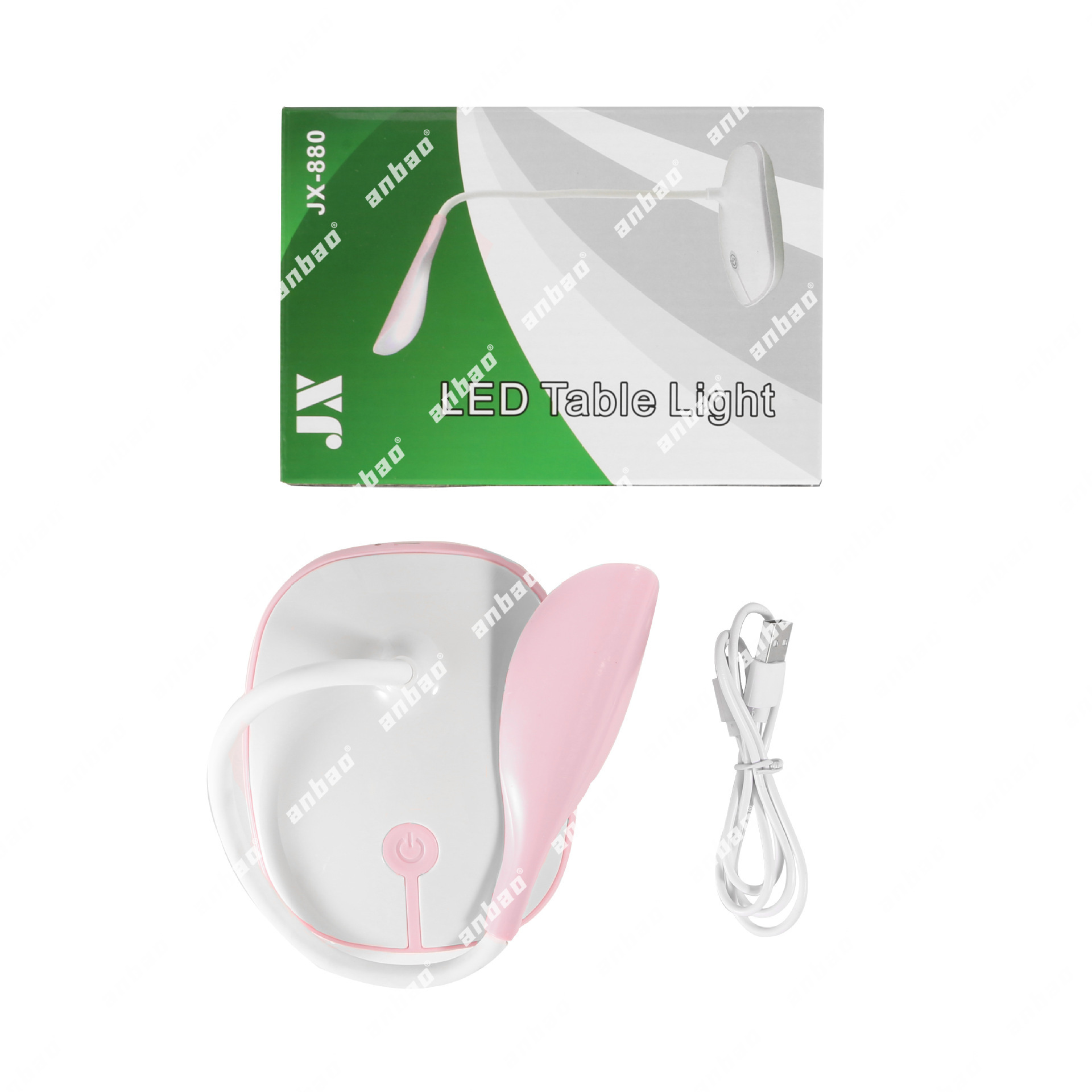 Cross-border USB charging student reading and learning night light eye-protecting small desk lamp touch switch external battery desk lamp pic 6