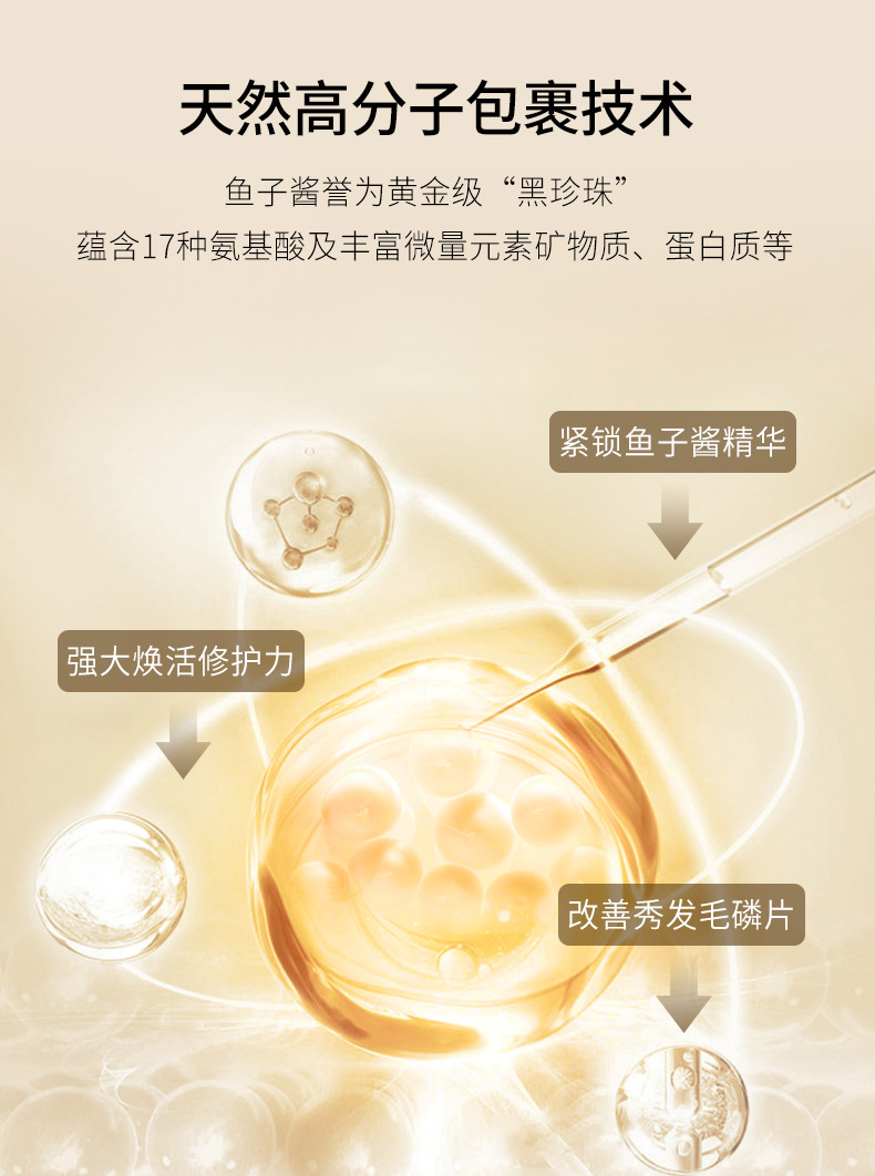 1kg caviar hair mask, genuine hair conditioner without steaming, repairing perming and dyeing, improving dryness, repairing frizz, applying mask, oiling, one-piece hair replacement, street stall pic 8