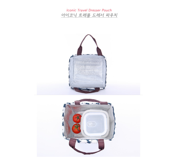新款韩版时尚防水帆布手提便当包饭盒袋多功能户外保温包厂家直销详情5
