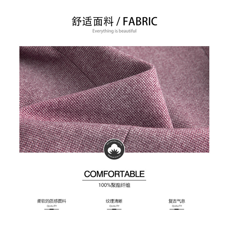 休闲假两件连帽西装外套女式春秋新款韩版高级格纹设计感西服上衣详情4