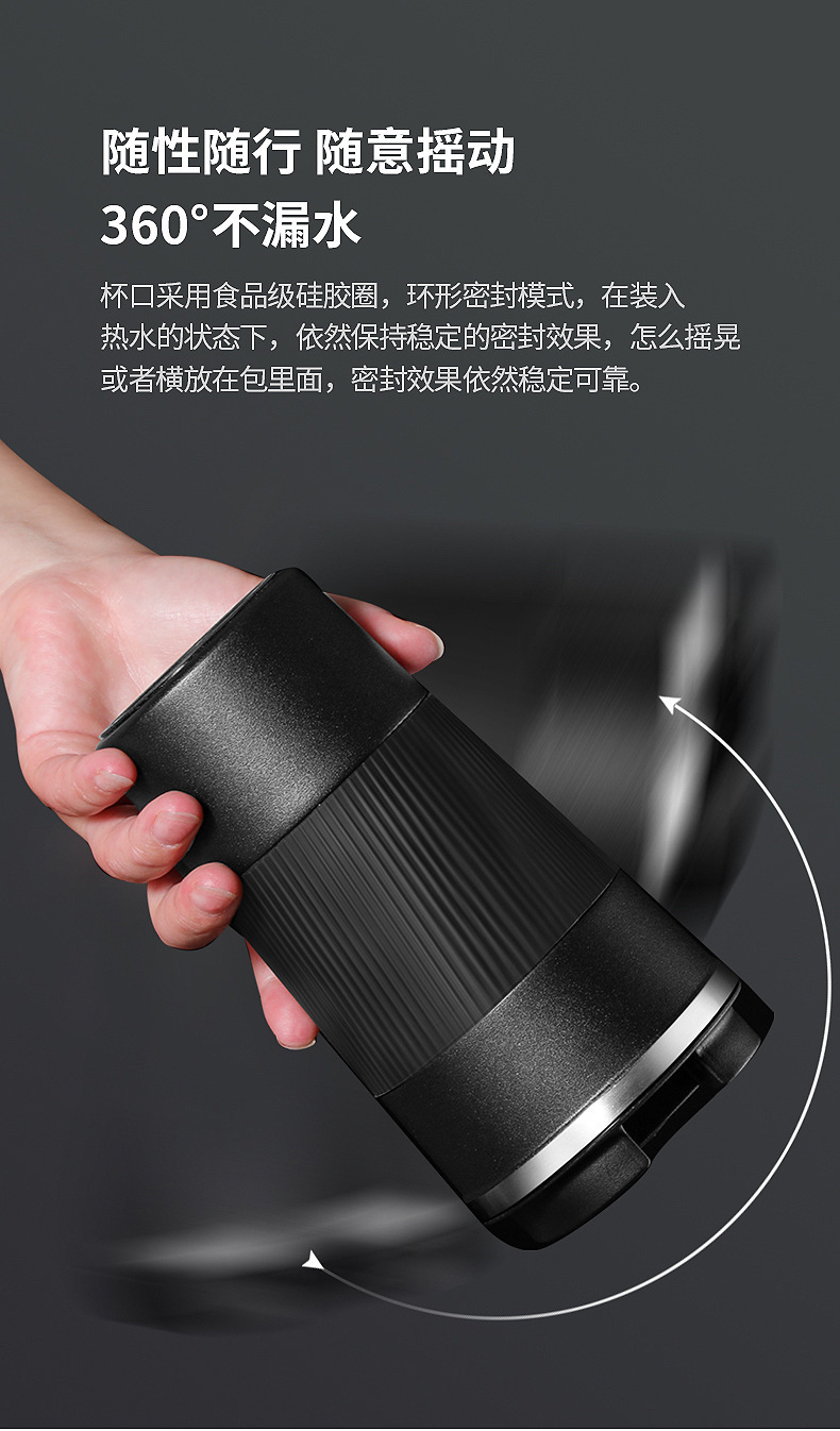 Business gift car cups supply 304 stainless steel insulated cups, American-style wide-mouth cups, custom coffee cups, stainless steel car cups, stainless steel coffee cups, stainless steel insulated cups, milk tea insulated cups pic 8
