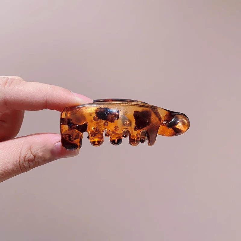 防滑小号香蕉夹发夹女少发量抓夹竖夹扎马尾扭扭夹子韩国发卡发饰详情7