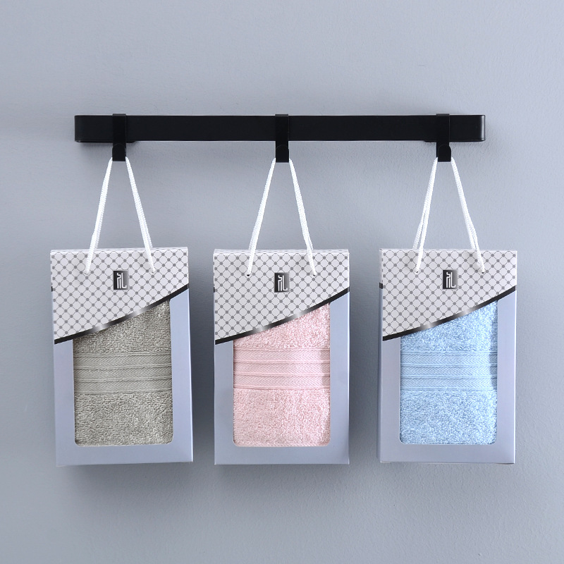 Pure cotton towel gift box, single piece thickened absorbent, opening event group purchase gift towel wholesale pic 13