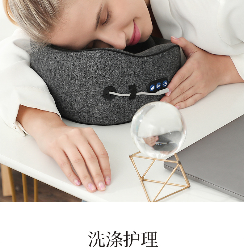 Gift U-shaped pillow, massage pillow, vibration kneading neck massage instrument, electric neck protection pillow, travel-specific factory stock pic 26