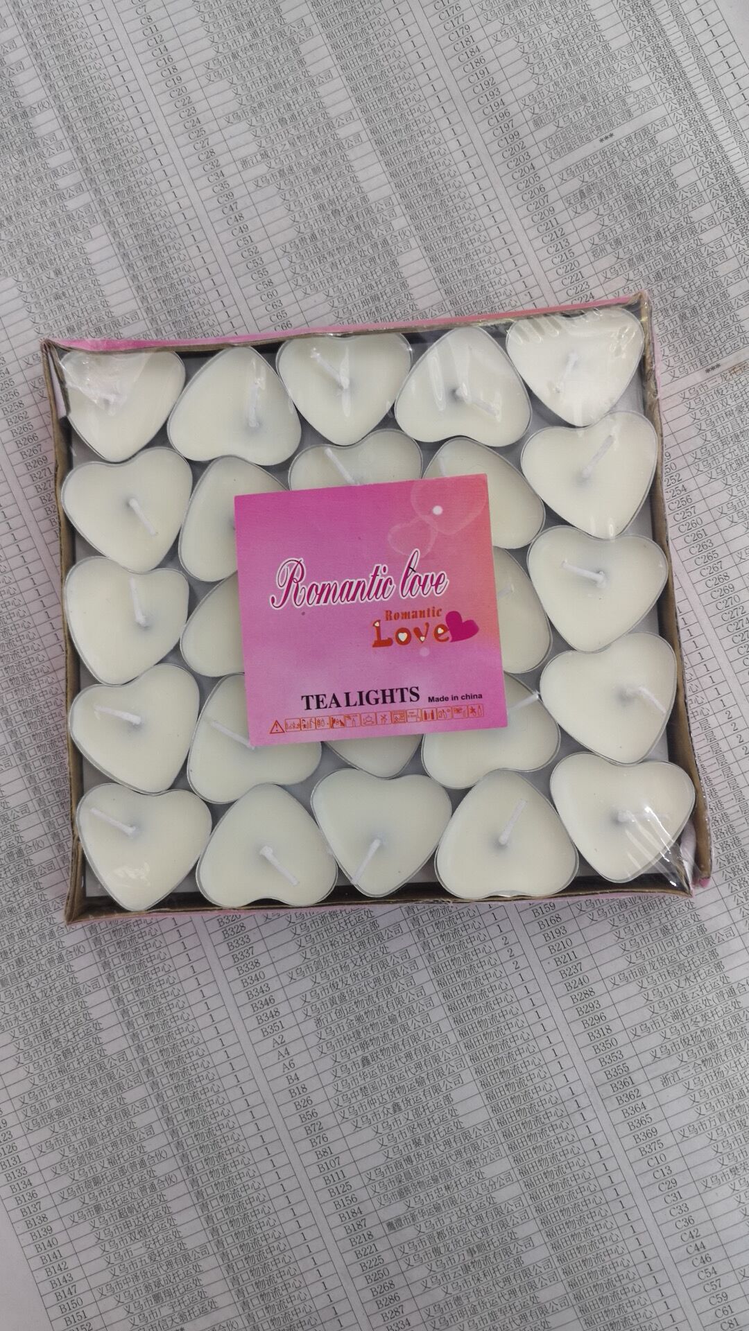 Factory direct sales of heart-shaped aluminum shell smokeless romantic and creative wedding decoration tea wax pic 4