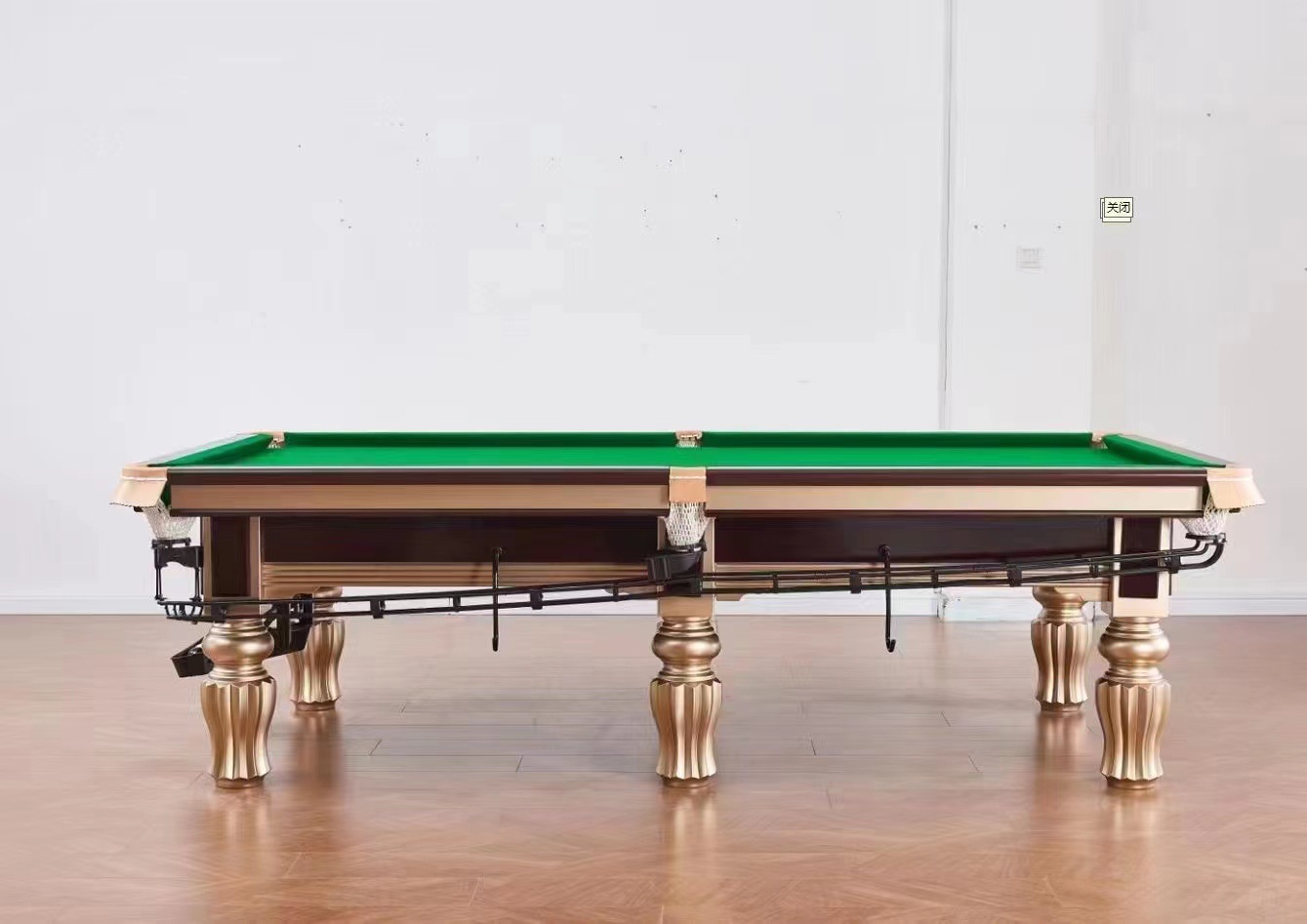 台球桌中式黑八成人标准型大理石台球桌房美式桌球台室内家用台球详情19