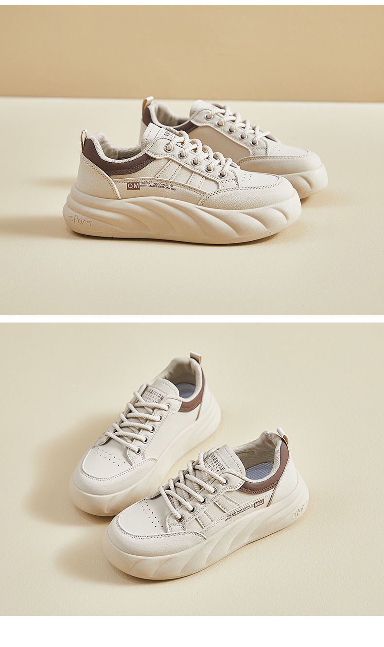 2024秋季小白鞋新款韩版ins女学生增高厚底运动板鞋休闲街拍K003详情19