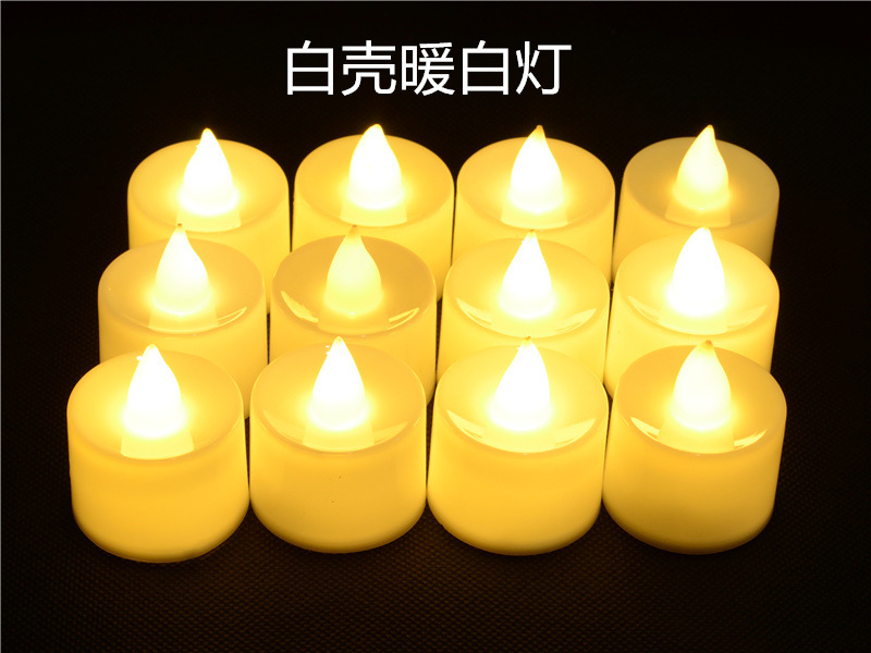 Electronic candles, wedding, birthday, confession candles, atmosphere decoration props, led simulation electronic candle lamps pic 4