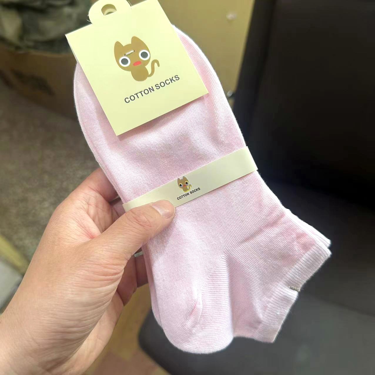 批发夏天薄款袜子女士短袜春夏季透气网红日系女袜诸暨运动短筒袜详情5