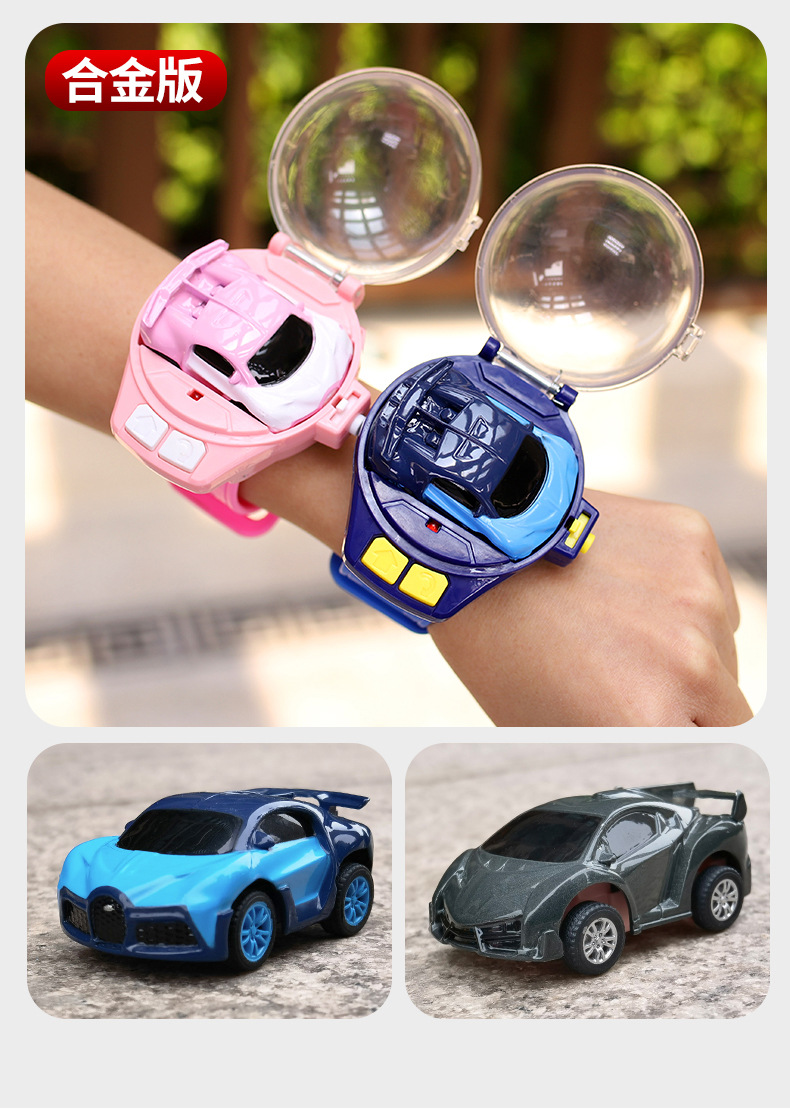 Fuente fábrica 2.4G mini reloj de niños coche de control remoto coche de ingeniería excavadora de control remoto modelo de juguete sustituto pic 3
