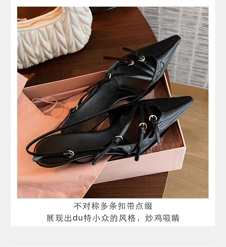 时尚真皮女鞋气质单鞋凉鞋女一字带尖头高跟鞋细跟女鞋2024春夏季详情20