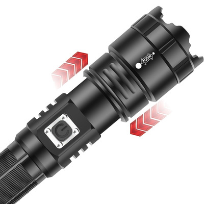 跨境新款XHP70 强光手电21700锂电池TYPE-C USB充电户外强光手电详情17