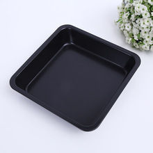 Steak frying pan 20-28cm, non-stick iron foldable steak pan, thickened striped square barbecue plate, wholesale for export pic 8