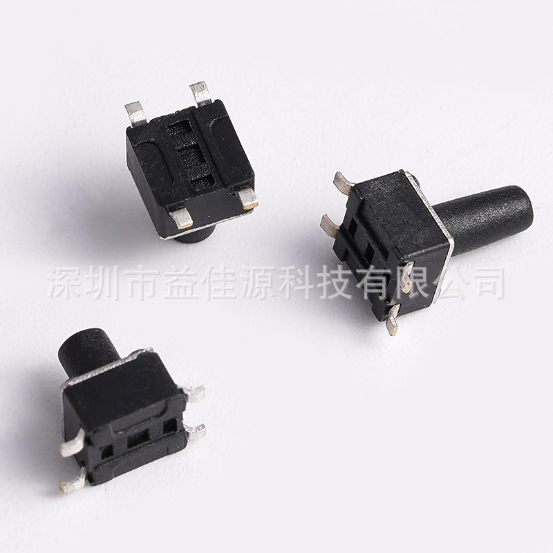 Micro touch switch, microswitch, 4.5*4.5 surface mount, 3.8H-12H multiple height specifications, touch surface mount pic 6