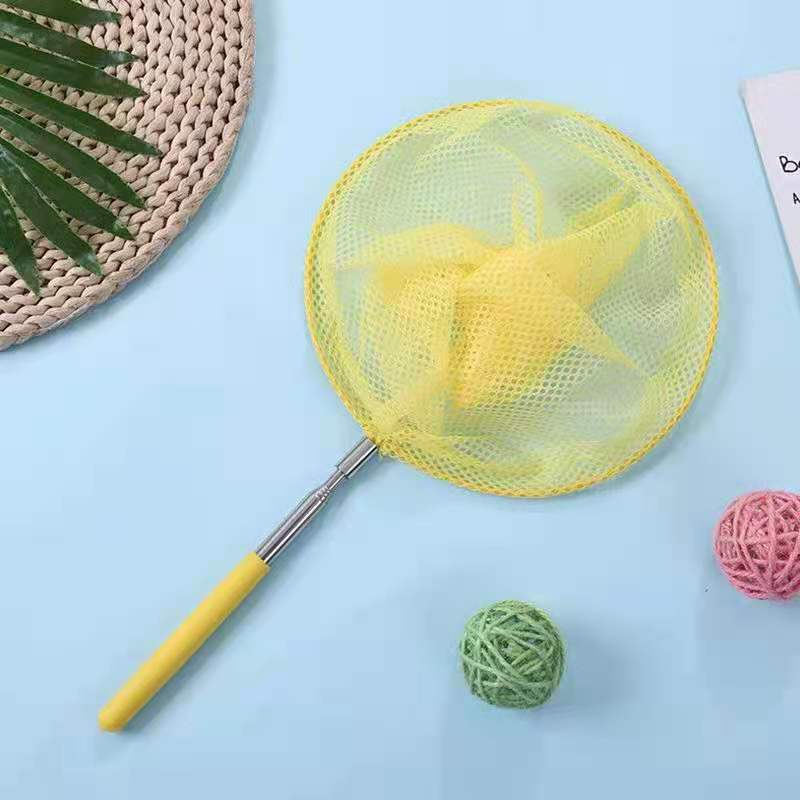 不锈钢伸缩捞渔网 儿童捕虫网蝴蝶网捞鱼网兜 伸缩网户外戏水玩具详情5