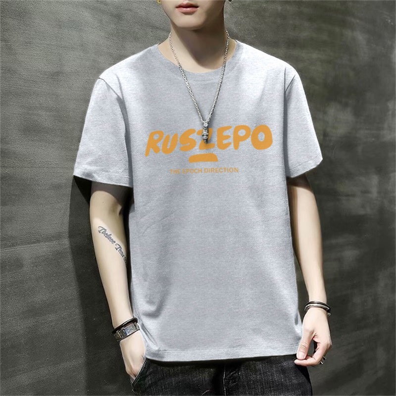 男士短袖t恤2024新款夏季潮流韩版宽松打底衫衣服体恤大码青少年详情47