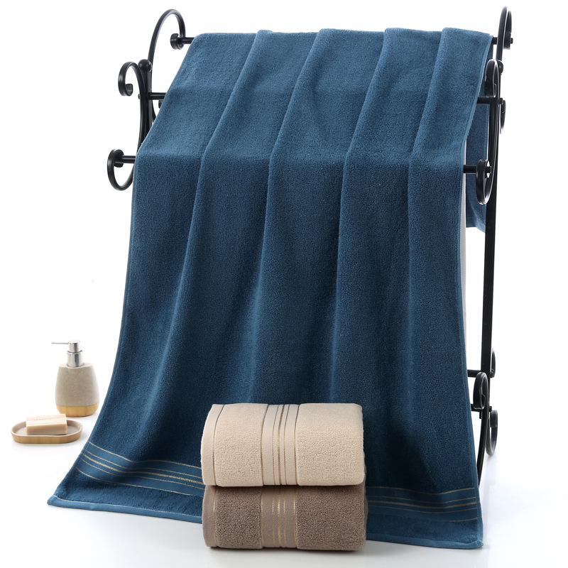 纯棉浴巾全棉加大毛巾柔软成人家用吸水浴巾批发酒店美容院制定详情1