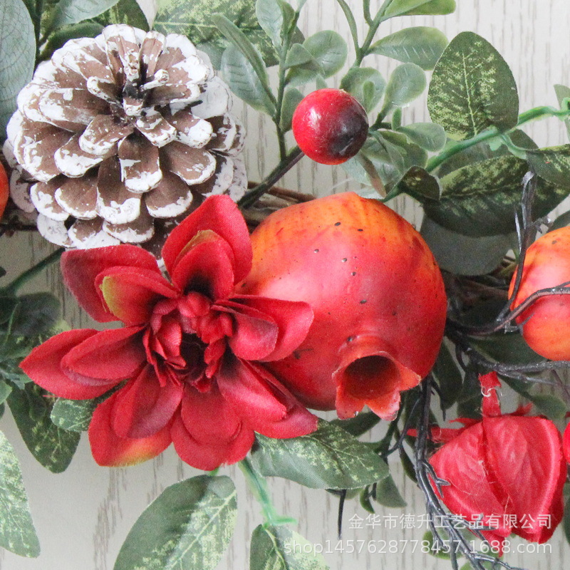 New home decoration with simulated pomegranate doors, wall hangings, festive new home decorations, hotel scene arrangement ornaments pic 4