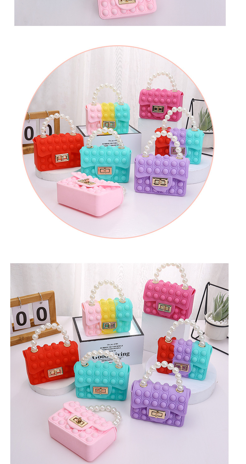 灭鼠先锋硅胶包女包卡通硅胶泡泡解压单肩包珍珠手提斜挎包零钱硅胶珍珠手提包儿童玩具包详情10