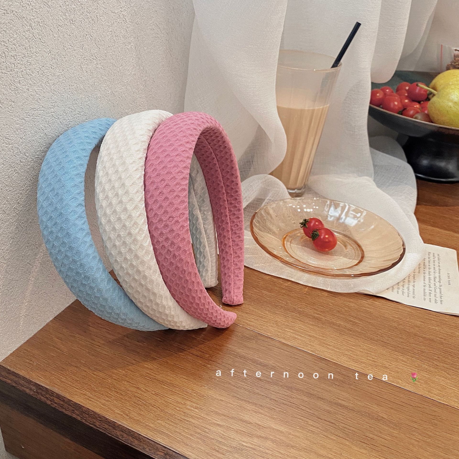 Colorful high skull top sponge hair band for women, versatile for going out, high-end hair clip headwear, face wash hair tie, summer headband pic 20