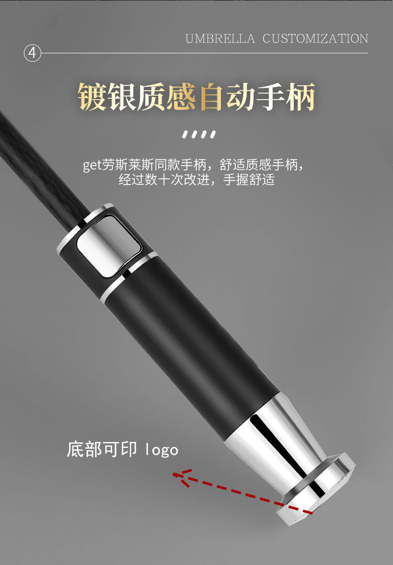【厂家直销】雨伞定制批发可印logo图案晴雨两用太阳伞广告直杆伞详情9