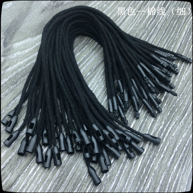 吊牌挂绳吊牌线绳子吊粒米色蜡绳棉绳女装服装标签绳衣服绳子弹头详情29
