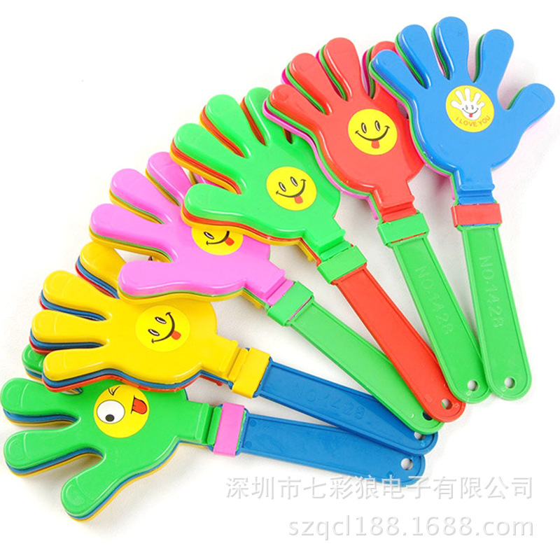 Glowing hand claps for campus activities, cheering sticks, concert claps, support props, cheering fluorescent small palm toys pic 7