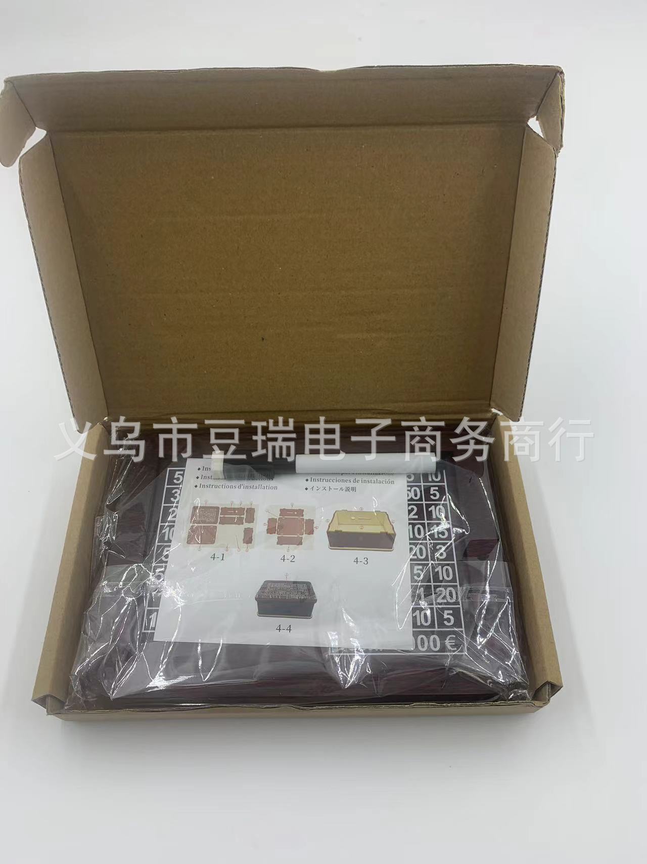 跨境爆款Money Box with Counter木质存钱罐零钱储蓄盒木质工艺品详情1