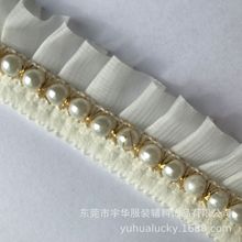 Wholesale of hot-selling lace, pearl lace, chiffon, pleated chanel-style lace accessories and decorative webbing pic 9