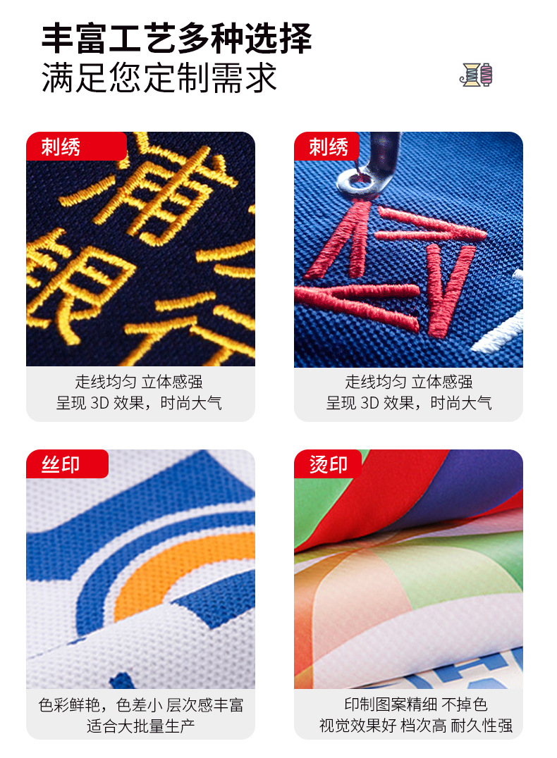 夏薄款速干翻领polo衫定制文化广告衫 团队短袖工作版服印字绣图详情16