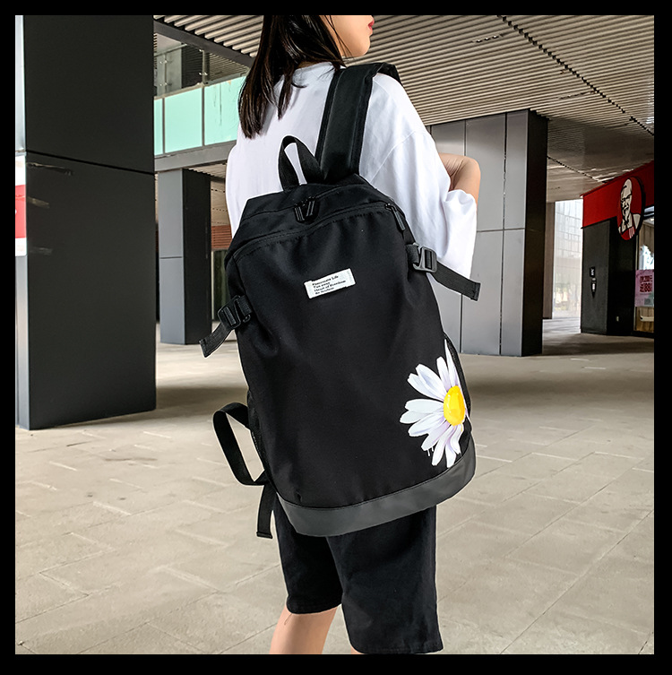 2021 Korean version fashionable couple style cartoon print cool backpack, large-capacity trendy schoolbag for junior and senior high school students pic 30