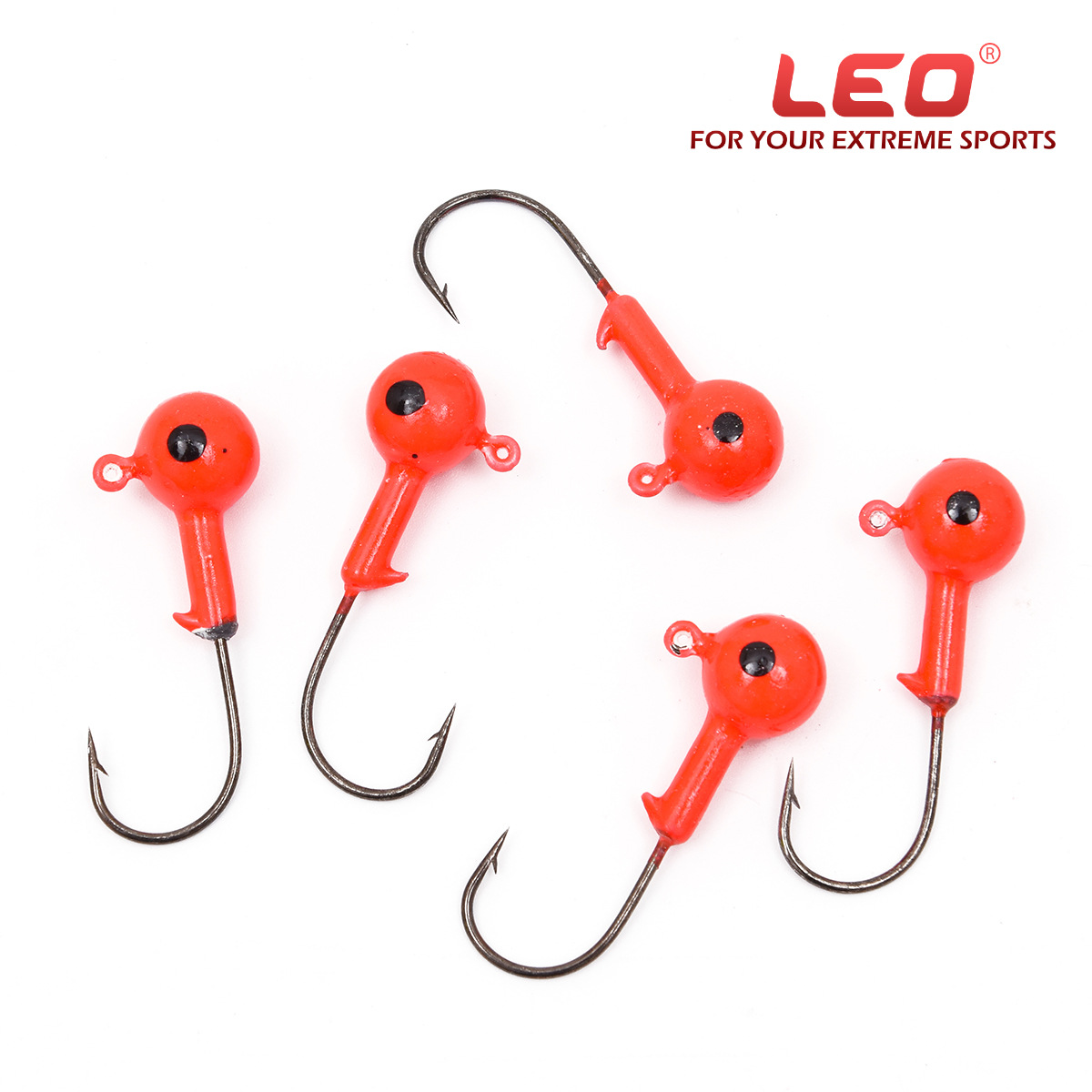 27463 [Red Lure Lead Hook] Soft bait lead hook, eye hook, export fishing gear pic 12