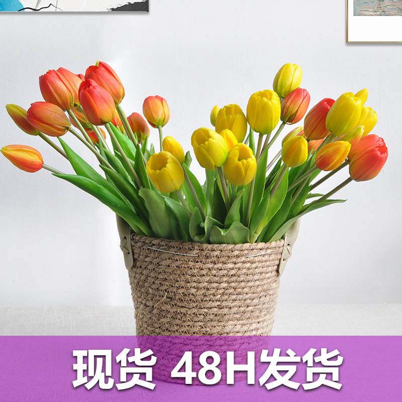 维拓仿真玫瑰花1花2苞玫瑰假花植物家居婚庆装饰绿植盆栽详情4