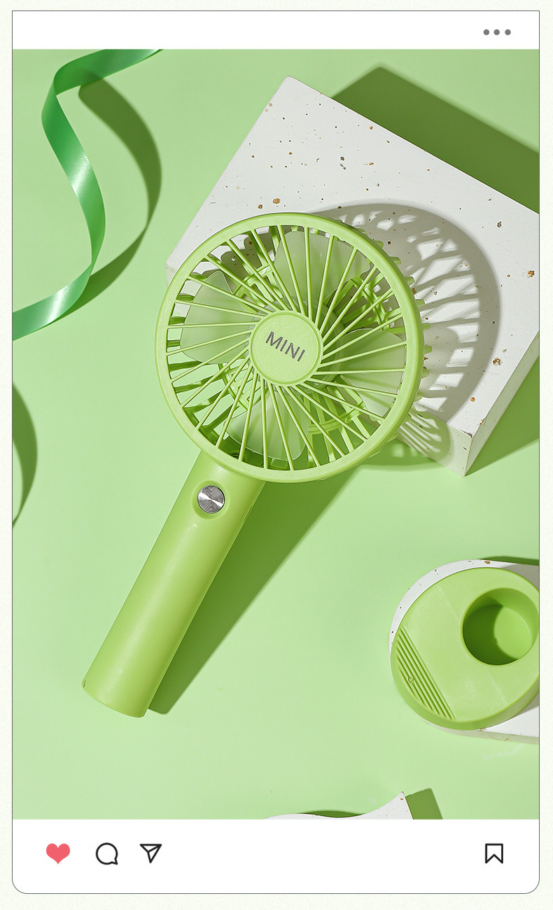 夏季手持风扇便携式学生USB可充电款户外家用迷你 桌面小风扇批发详情18