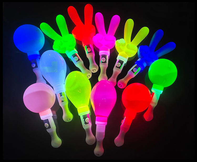 发光明星应援手势荧光棒演唱会助威道具闪光星星爱心棒手灯棒批发详情18
