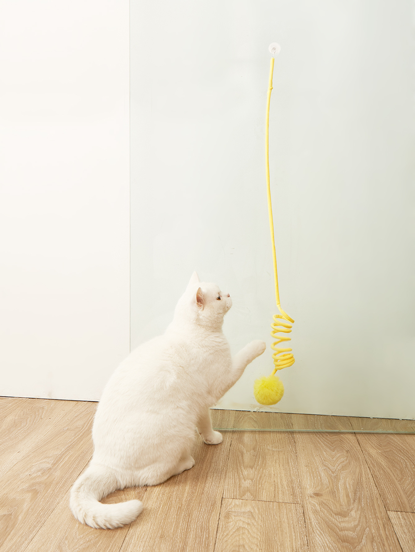 Wholesale of new cross-border pet products, including colorful plush cat spring cat toys, door-hanging suction cups, and cat toys pic 18