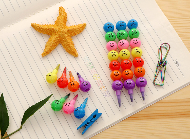 Creative 7-section Expression sugar-coated haws, pencils, crayons, student pencils, stationery, school supplies wholesale manufacturer pic 4