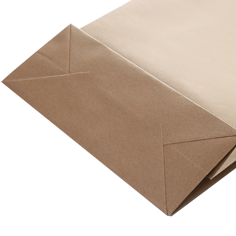 Customized eco-friendly high-end kraft paper gift bags, export kraft paper bags, general clothing packaging handbags pic 22