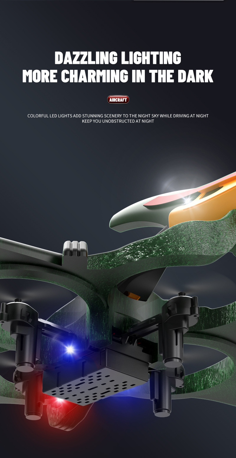 翼龙泡沫飞机人机带灯光飞行器战斗机儿童遥控飞机玩具批发详情6